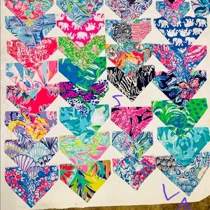 Lilly Pulitzer dog bandannas sizes xs/s/m/L